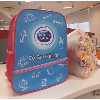 Balo Ductch Lady - quà tặng sữa Cô gái Hà Lan 4 ngăn tiện lợi cho bé trai / gái