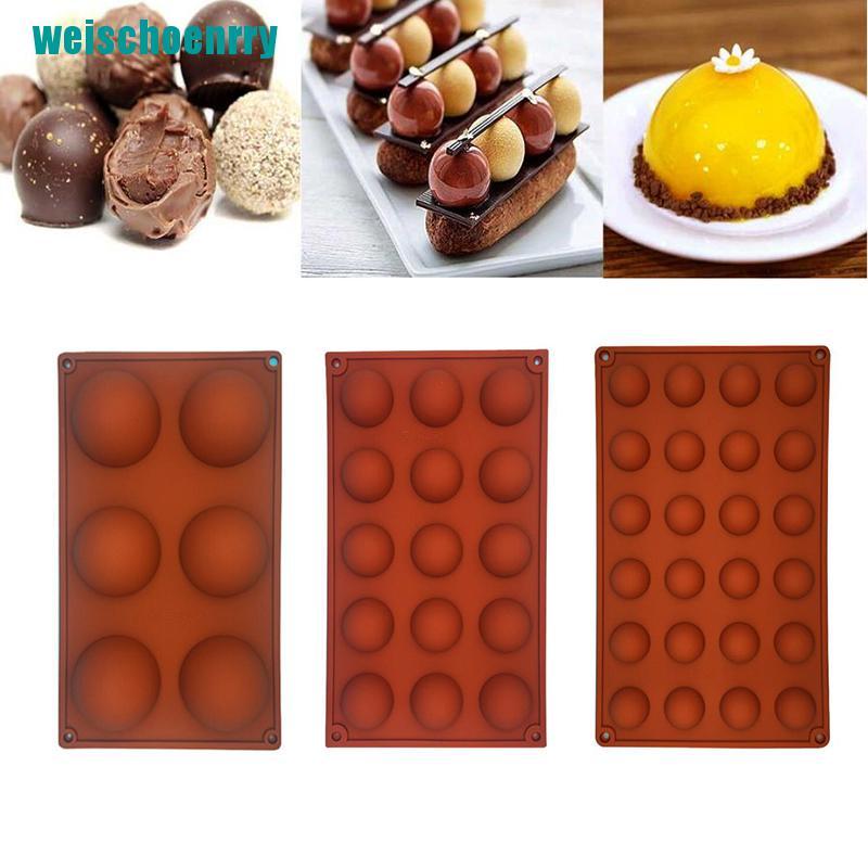 Rér●Khuôn Silicone Làm Bánh &amp; Socola Hình Bán Nguyệt