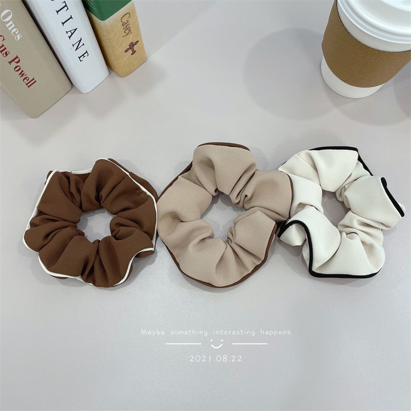 Dây Buộc Tóc Trà Sữa Màu Đơn Giản Cho Nữ