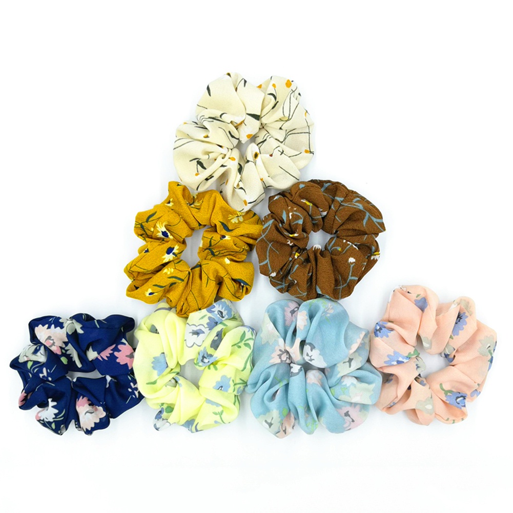 Dây Buộc Tóc Phối Hoa Thời Trang Cho Nữ