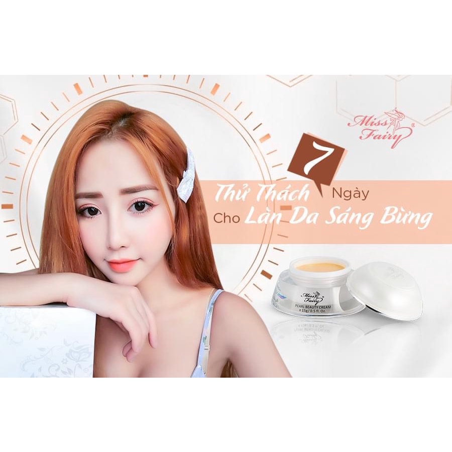 KEM MISSFAIRY NGỌC TRAI - DƯỠNG TRẮNG DA TINH CHẤT NGỌC TRAI - PEARL - 15g