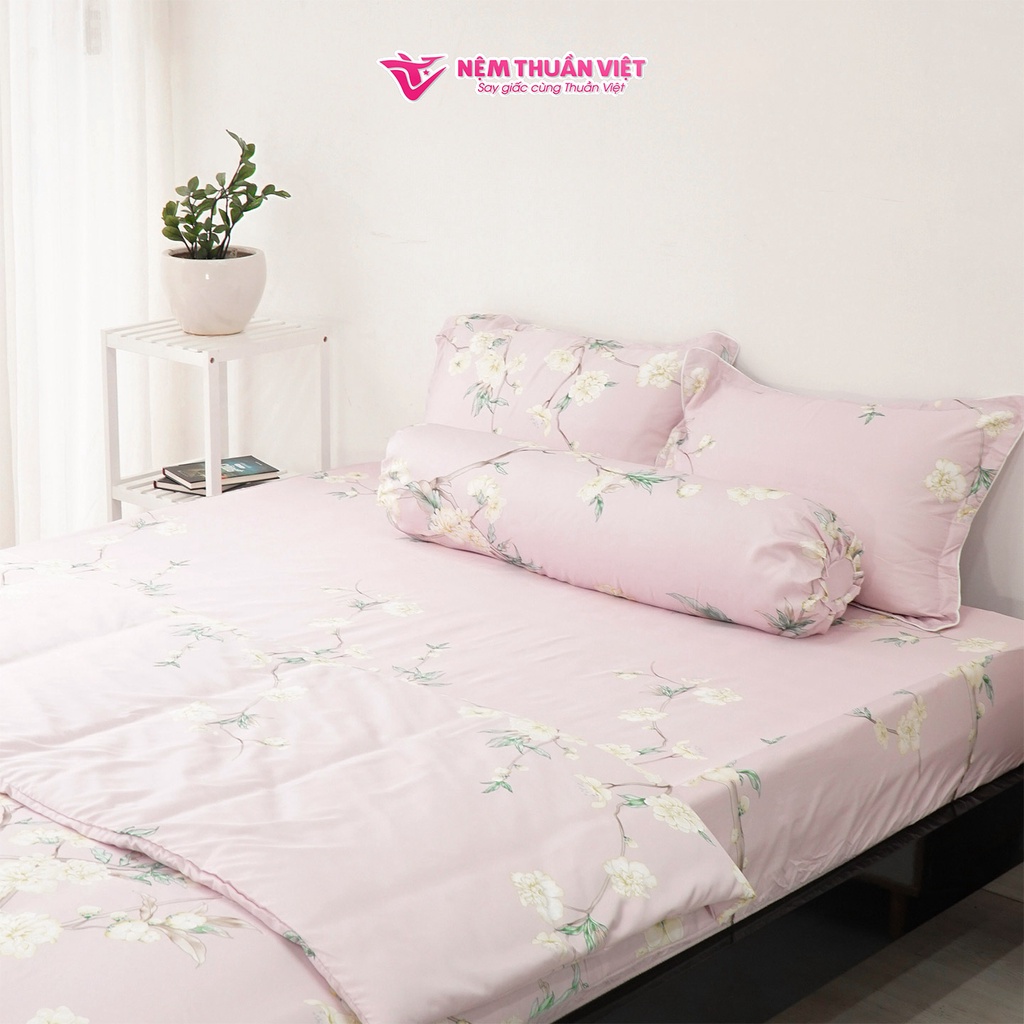 Mền Tencel Thuần Việt Cao Cấp - Hồng TVM09 - Kích Thước 180x200