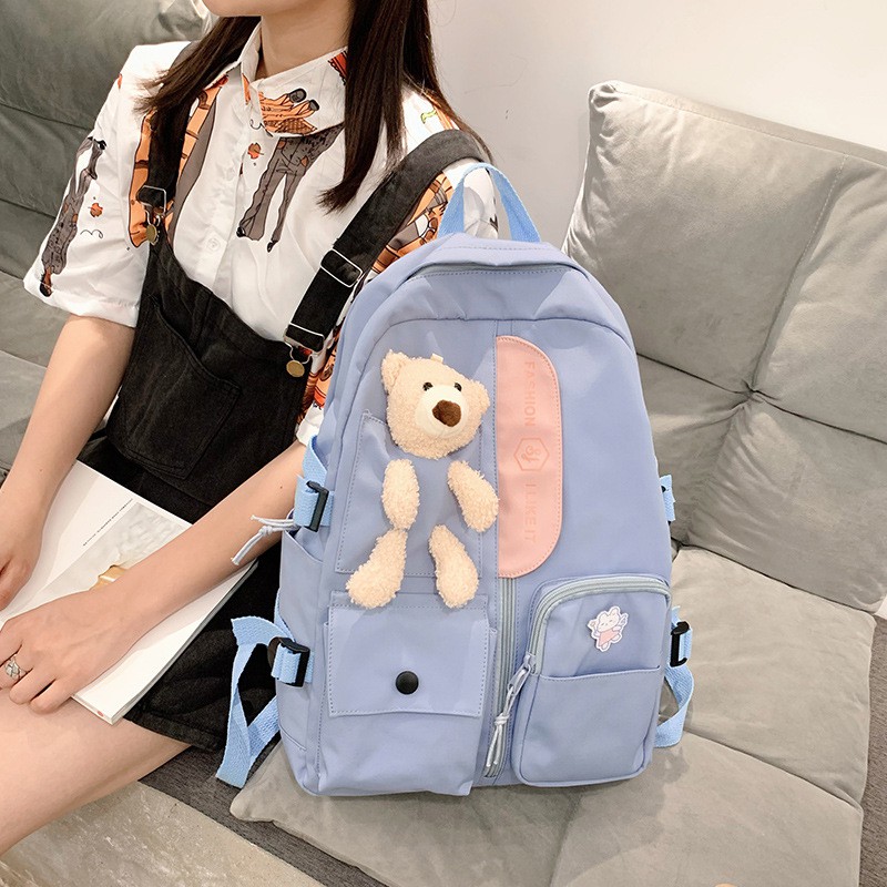 Balo Ulzzang Tuổi Teen, Thời Trang Học Sinh Chống Nước Basic CR054 BALO hotteen dành cho học sinh sinh viên