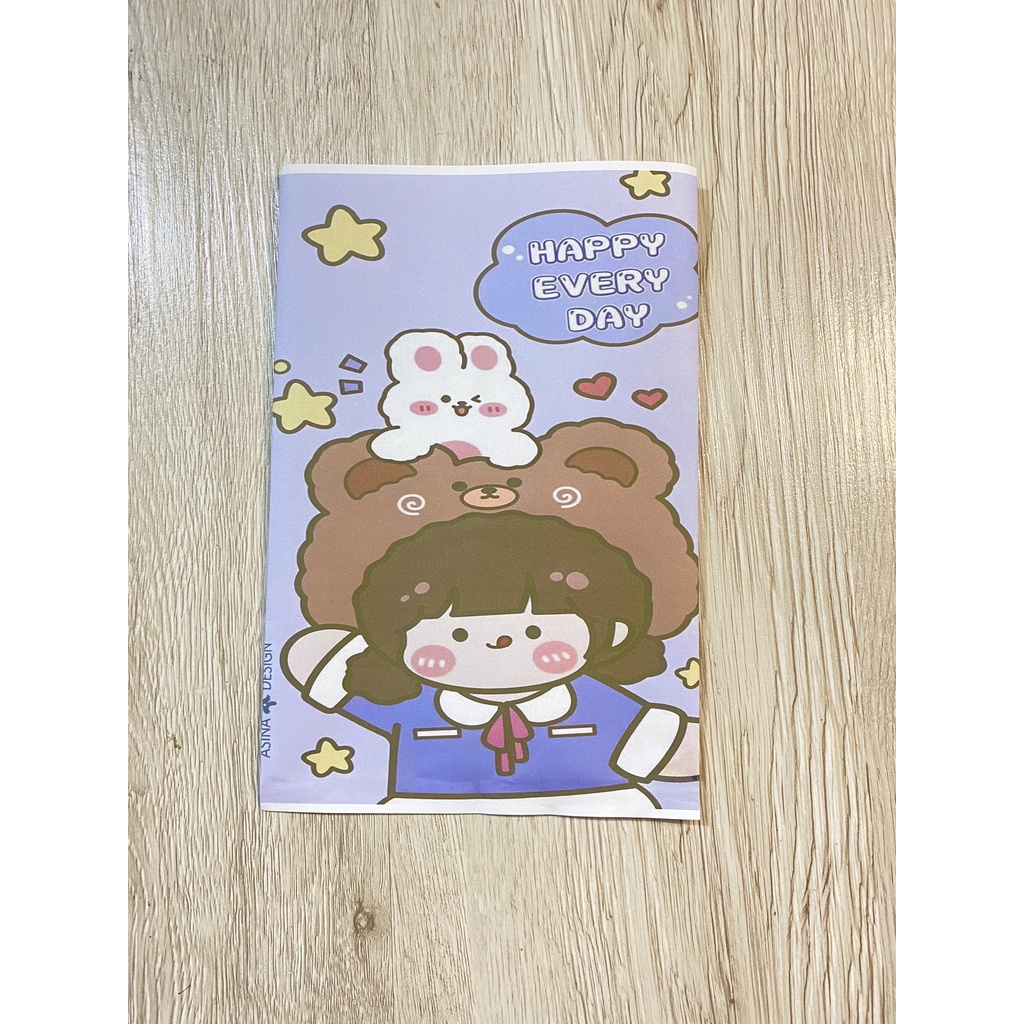 Túi giấy gói hàng/ gói quà họa tiết đáng yêu