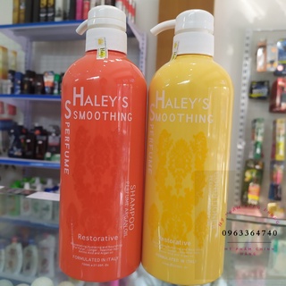 Bộ gội xả phục hồi tóc haley's 750ml - ngăn rụng tóc, giảm rụng tóc, phục hồi tóc hư tổn