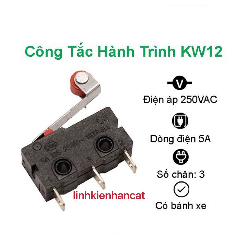 Công Tắc Hành Trình Có Bánh Xe KW12