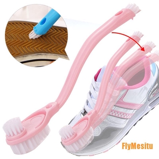 Bay❀cọ chà rửa toilet cán dài hai đầu tiện lợi