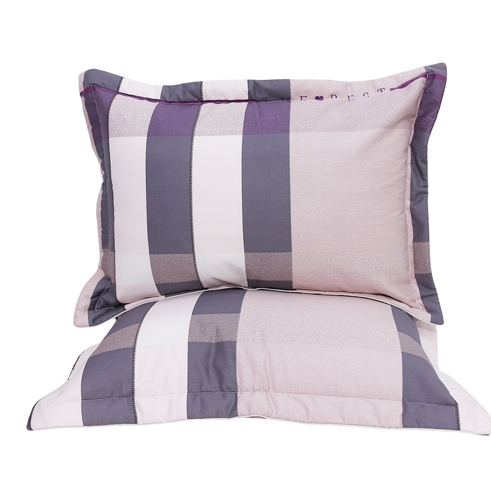 (Giá rẻ) ☕ Vỏ gối nằm, kê đầu (có khóa kéo) mẫu Tim xám cotton 100 hàng đẹp sờ mát lạnh tay dùng khách sạn
