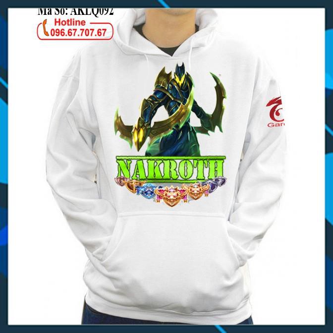 (SALE 50%) Áo hoodie liên quân mobile Nakroth