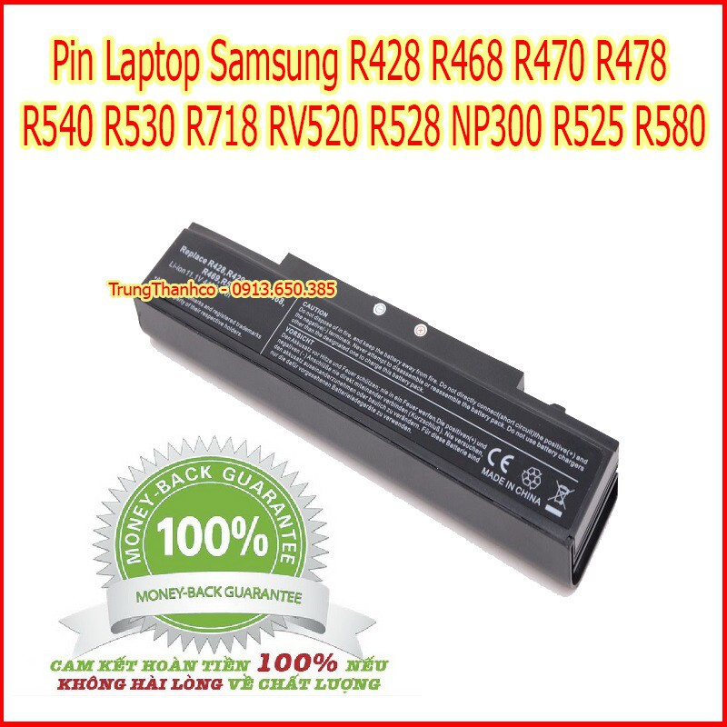 Pin Laptop Samsung R428 R468 R470 R478 R540 R530 R718 RV520 R528 NP300 R525 R580