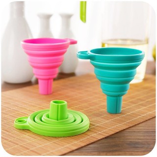 Phễu silicon gấp gọn nhiều màu