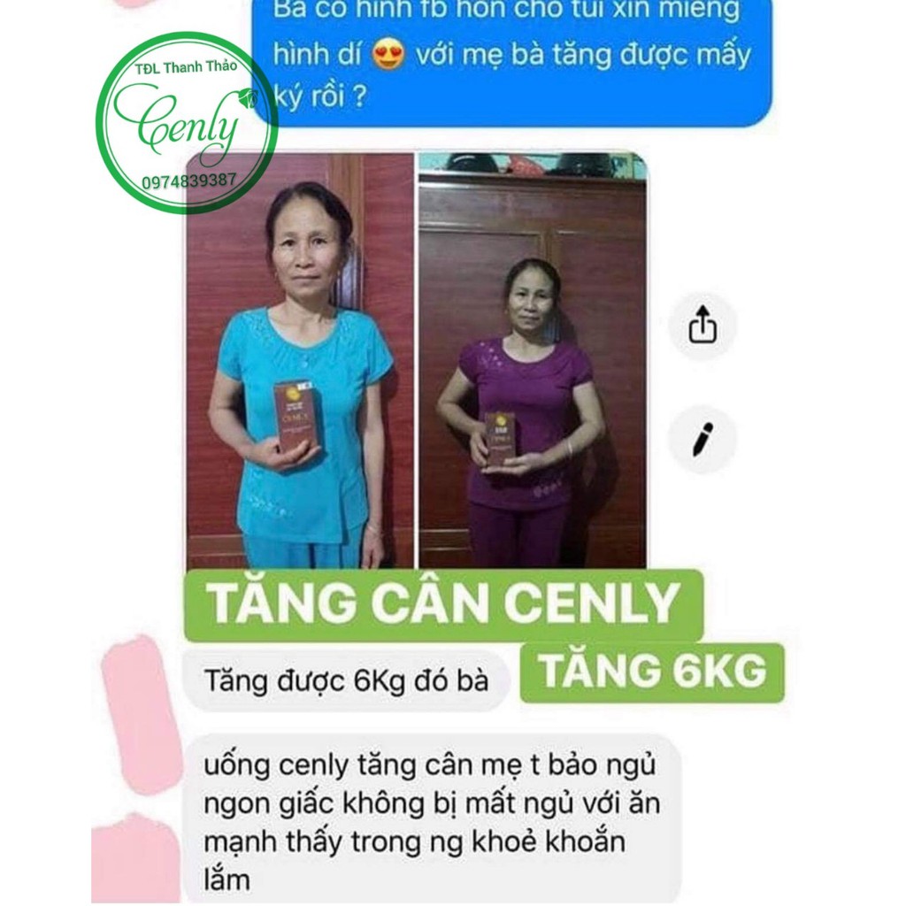 Tăng Cân Cenly Chính Hãng ( Tặng quà)