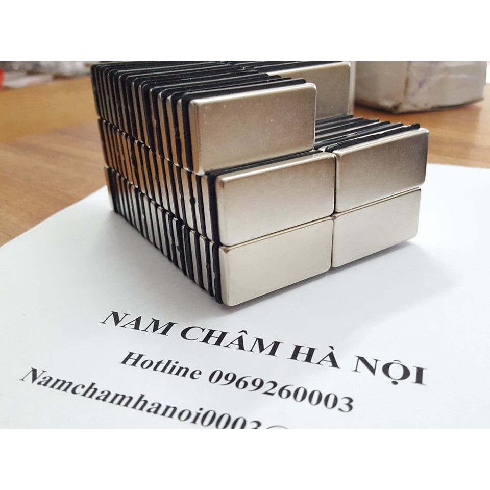 Nam châm trắng 40x20x3mm