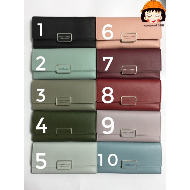 [Form Mềm] Ví Dài Nữ Forever Young Cầm Tay Thời Trang Hàn Quốc Siêu Chảnh ! | BigBuy360 - bigbuy360.vn