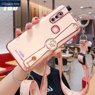 Ốp điện thoại mạ điện có dây đeo tay cho Vivo V15 / V15 Pro