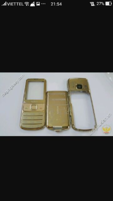 Vỏ Nokia 6700 vàng gold xịn loại 1