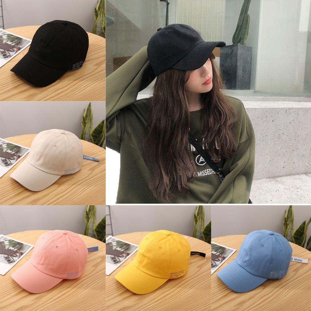 Mũ Lưỡi Trai Trơn Màu In Họa Tiết Xinh Xắn Dành Cho Cả Nam Và Nữ