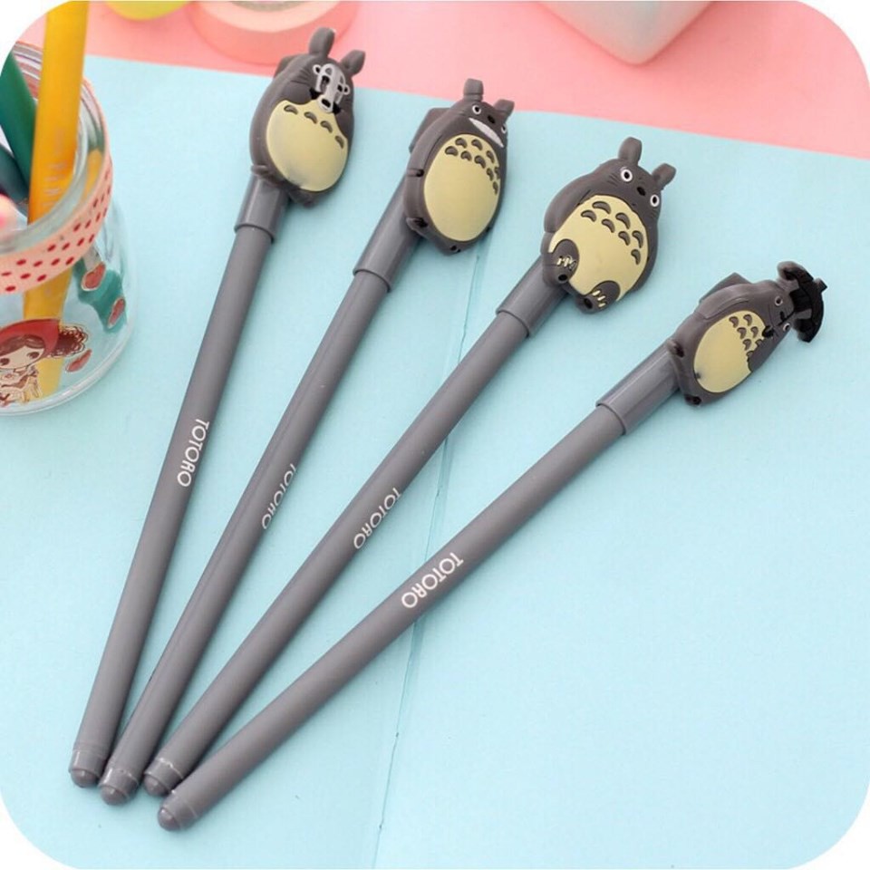 [Mã LIFEB04ALL giảm 10% tối đa 15K đơn 0Đ] Bút Bi Nước TOTORO Siêu Dễ Thương - Bút Bi Nước Mực Đen TOTORO