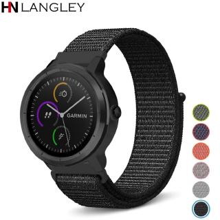 Dây đeo thay thế chất liệu vải dù nhiều màu tùy chọn cho đồng hồ thông minh Garmin Vivoactive 3