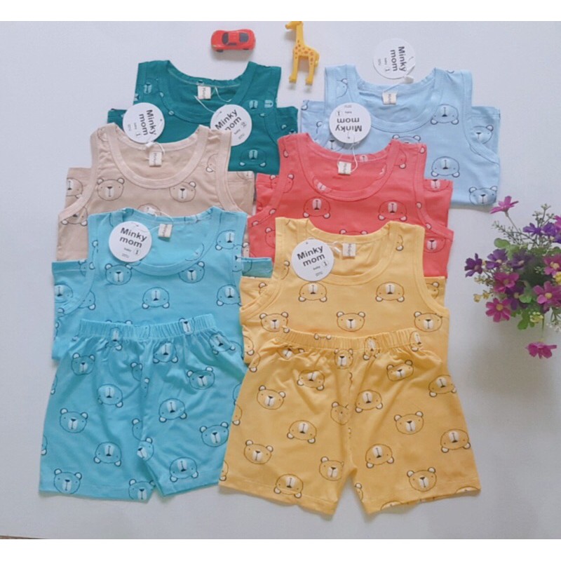 bộ ba lỗ minky mom chất thun lạnh