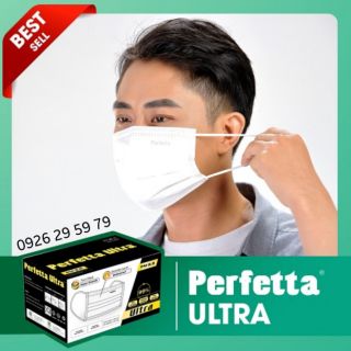 Khẩu trang Perfetta Ultra màu trắng