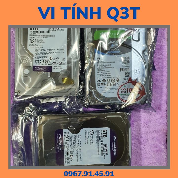 Ổ Cứng HDD 6T, Ổ Cứng WD 6T, HDD Seagate 6T, Bảo Hành 2 Năm