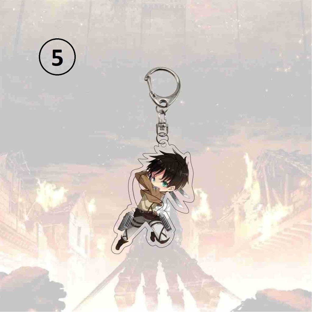 Móc khóa mica anime Attack on Titan - BAYSTORE