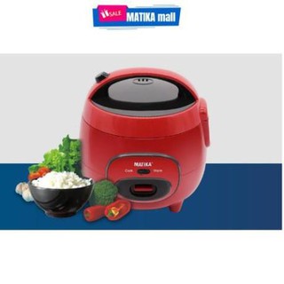 Nồi cơm điện mini Matika nắp gài siêu bền chống dính cực tốt vệ sinh dễ dàng,bảo hành chính hãng 12 tháng