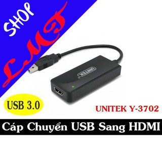 Cáp chuyển usb 3.0 sang hdmi unitek y-3702