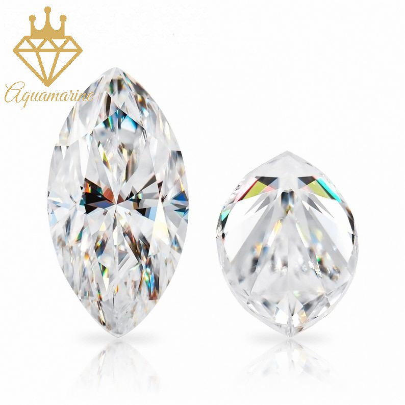 Kim cương nhân tạo Moissanite Marquise