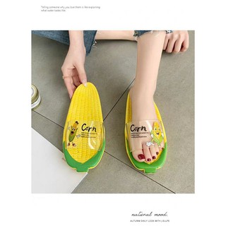 DÉP TRÁI BẮP SIÊU CUTE HOT TREND CHO NỮ