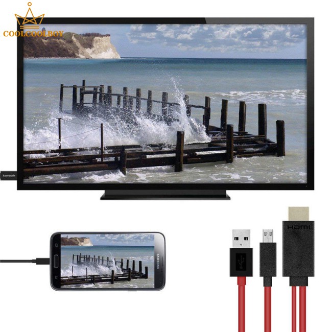 SAMSUNG Cáp Chuyển Đổi Micro Usb Sang Hdmi 1080p Hd Tv Cho Điện Thoại Android