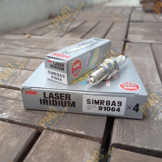 Bugi ngk lazer iridium simr8a9 xe honda cb300r, cb500f, cb500r, cmx300 rebel 300, crf250l, cbr250r