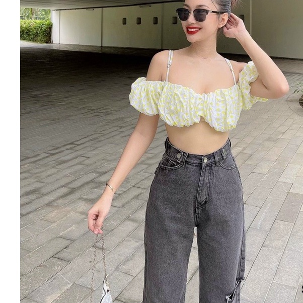 [VIDEO+FREESHIP ] QUẦN JEANS ỐNG RỘNG NỮ LƯNG CAO CẠP CHỈNH RÁCH BE TRÁI GIỮA MÀU XÁM NHẠT LAI CUỐN MỀM MỊN NITIQC