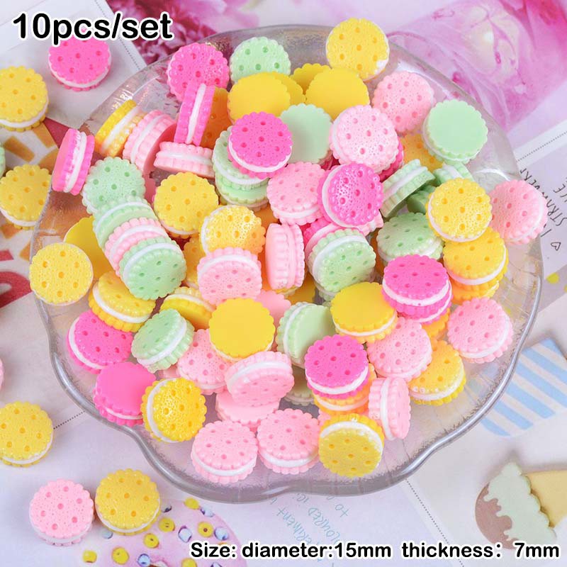 Set 10 Túi Bánh Quy Bằng Nhựa Dễ Thương Dùng Để Làm Đồ Trang Sức Thủ Công