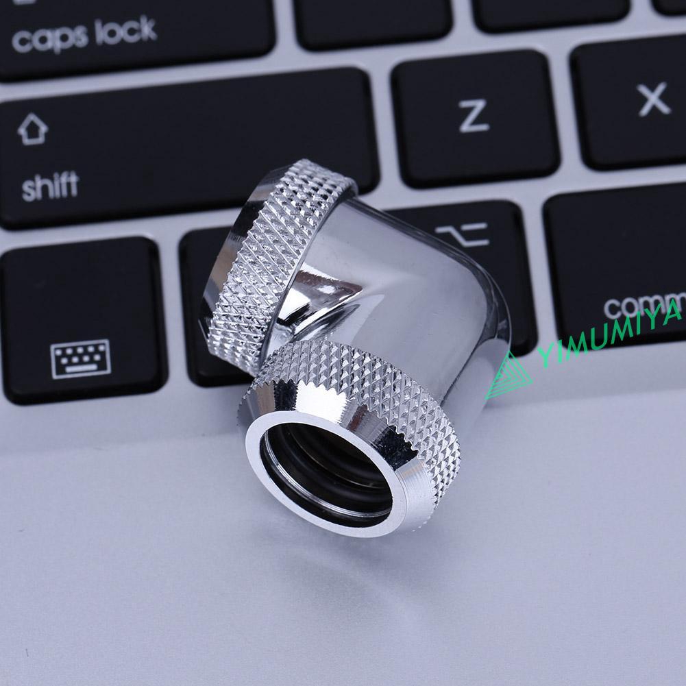 Đầu nối ống góc vuông 90 độ ren G1/4 14mm OD dùng làm mát nước PC | BigBuy360 - bigbuy360.vn
