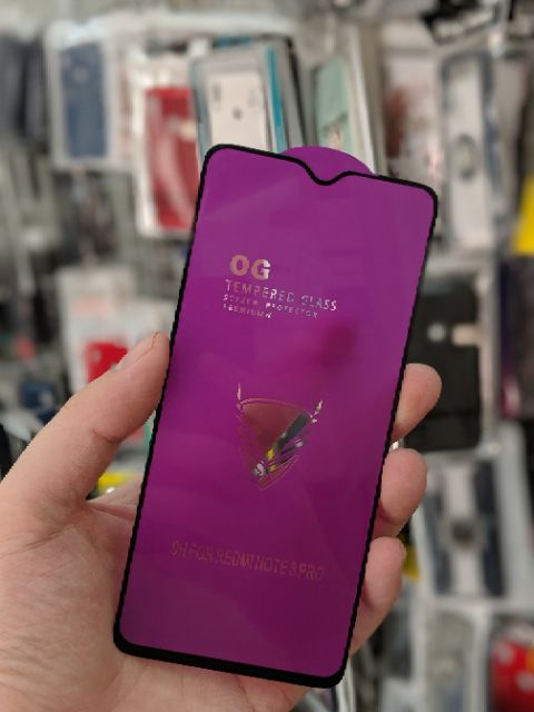 Kính cường lực OG cho Redmi Note 8 Pro FREESHIP Từ 50k Full màn full keo viền mỏng chất đẹp