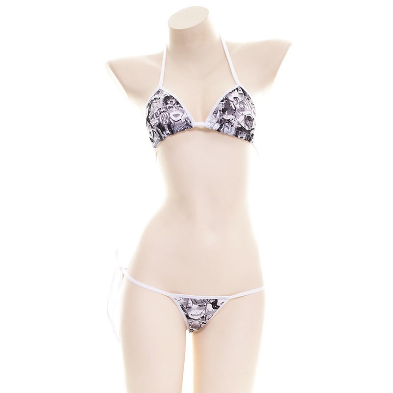 Bộ bikini in họa tiết hoạt hình phong cách Nhật Bản cho nữ | WebRaoVat - webraovat.net.vn