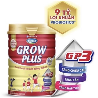 Sữa bột vinamilk Grow Plus đỏ 1+,2+ ( hộp thiếc 900g)