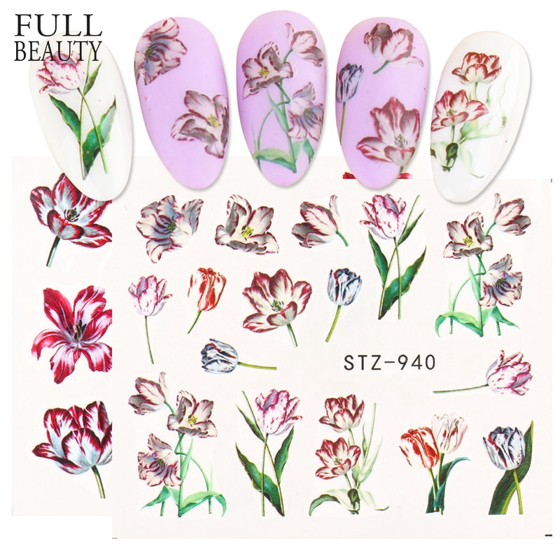 Miếng decal dán họa tiết bướm trang trí móng tay nghệ thuật