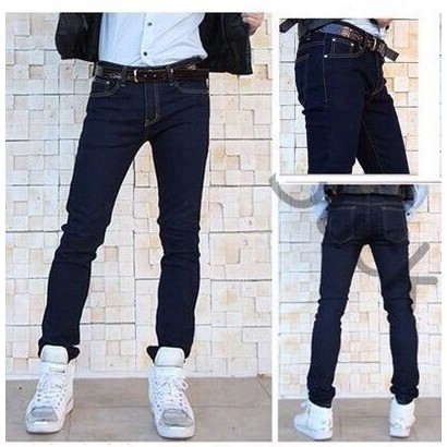 QUẦN JEAN NAM XANH TRƠN CÓ SIZE ĐẠI SHOP 3.702