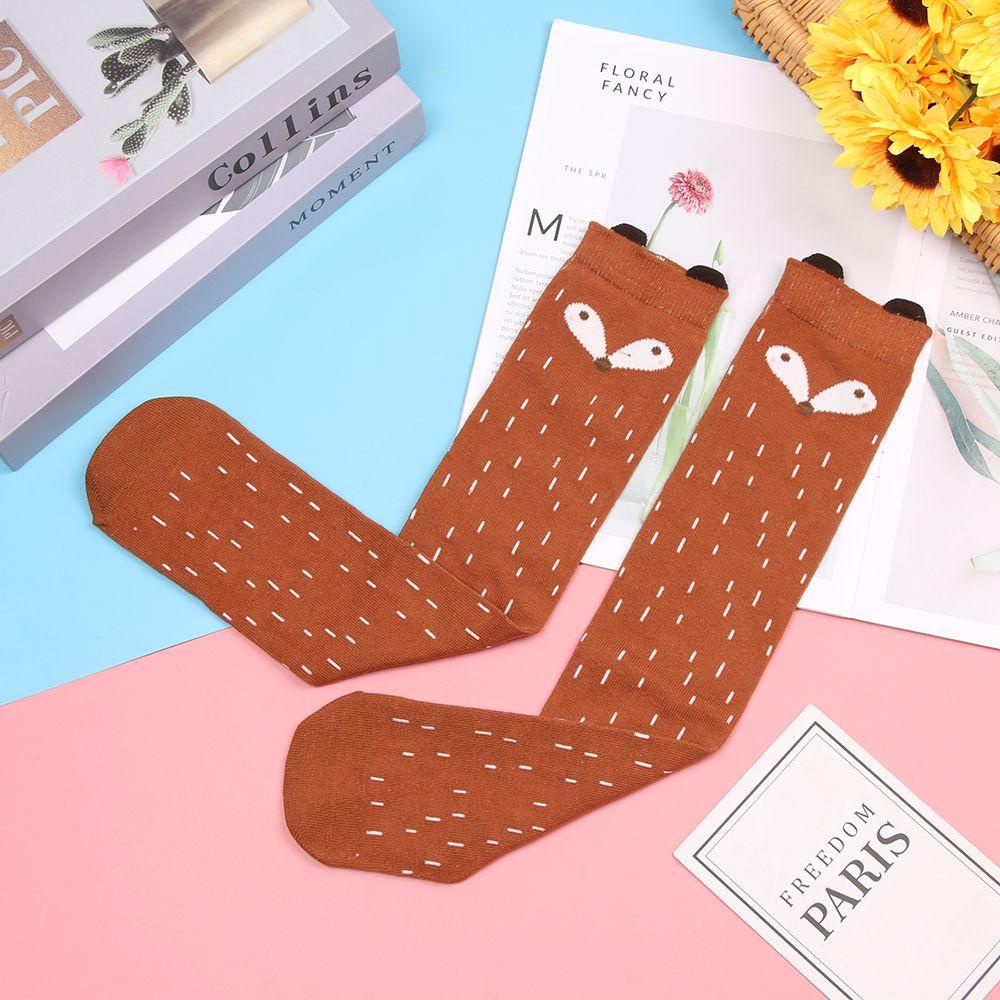 Vớ Cotton Giữ Ấm Đầu Gối Cho Bé Gái