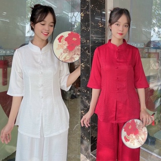 Đồ Lam Đi Chùa # Lãnh Tụ Lụa Không Thêu