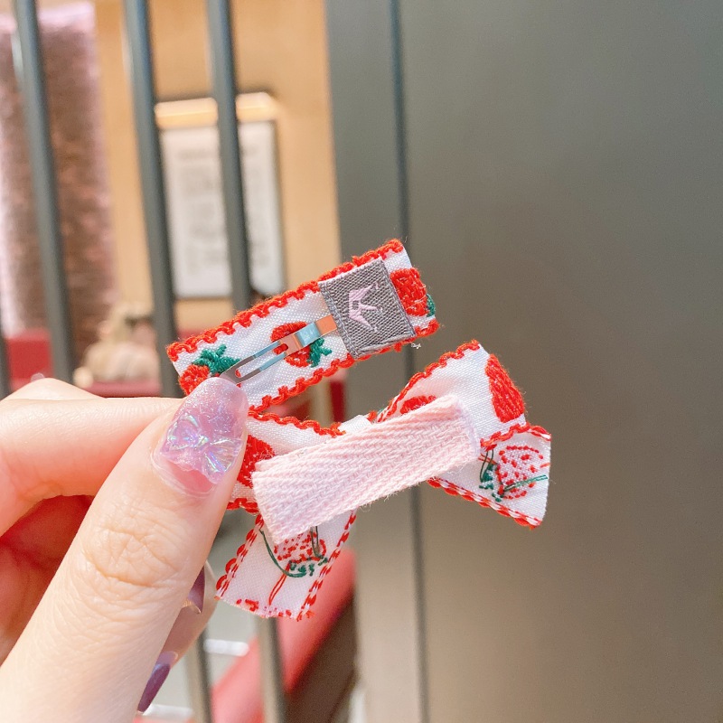 Set 2 Kẹp Tóc Đáng Yêu Nhiều Màu Sắc Tùy Chọn Cho Bé Gái