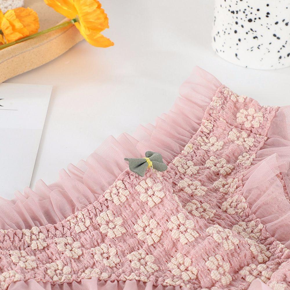 OCEANMAP Quần Lót Cotton Thoáng Khí Họa Tiết Hoa Xinh Xắn Cho Nữ