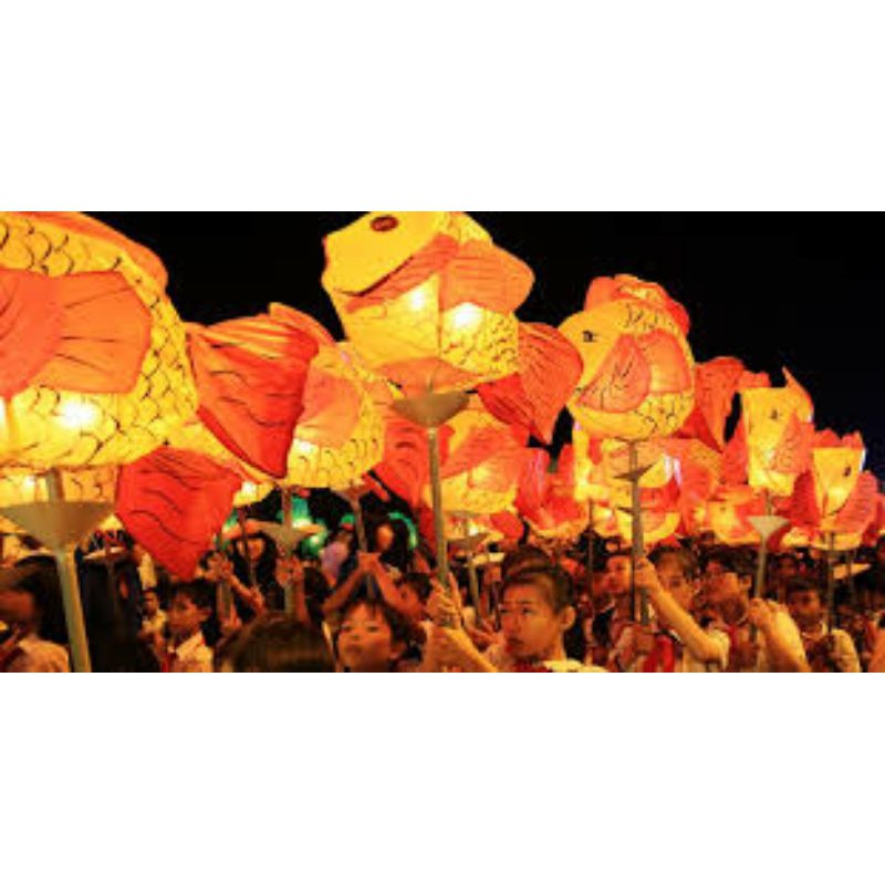 🎂🧨🏮100grĐÈN CẦY , NẾN 5 MÀU:Cam,hồng sen,xanh dương, đỏ, vàng,xanh lá  ĐỂ THẮP LỒNG ĐÈN TRUNG THU