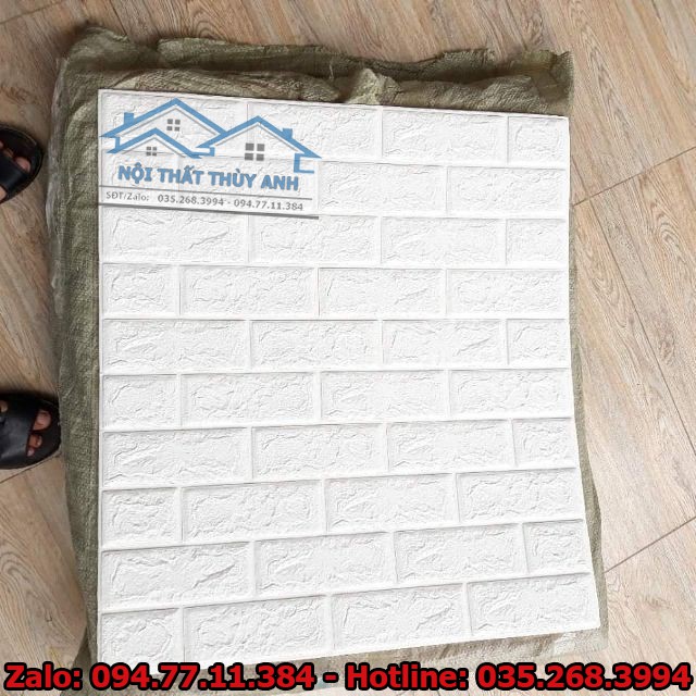 [Xả Kho Giá Sỉ] Xốp dán tường giả gạch 3D - Loại 1 - Khổ 70 x 77 cm - Chống ẩm mốc cách âm cách nhiệt - Có keo dán sẵn | BigBuy360 - bigbuy360.vn