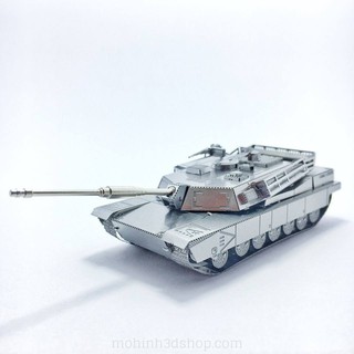 Mô hình kim loại lắp ghép lắp ráp trang trí 3D - xe tăng adram(Tặng dụng cụ lắp ghép khi mua 2 bộ bất kỳ)