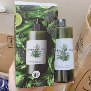 Sữa rửa mặt thải độc rau củ super vegitoks mẫu mới nhất
