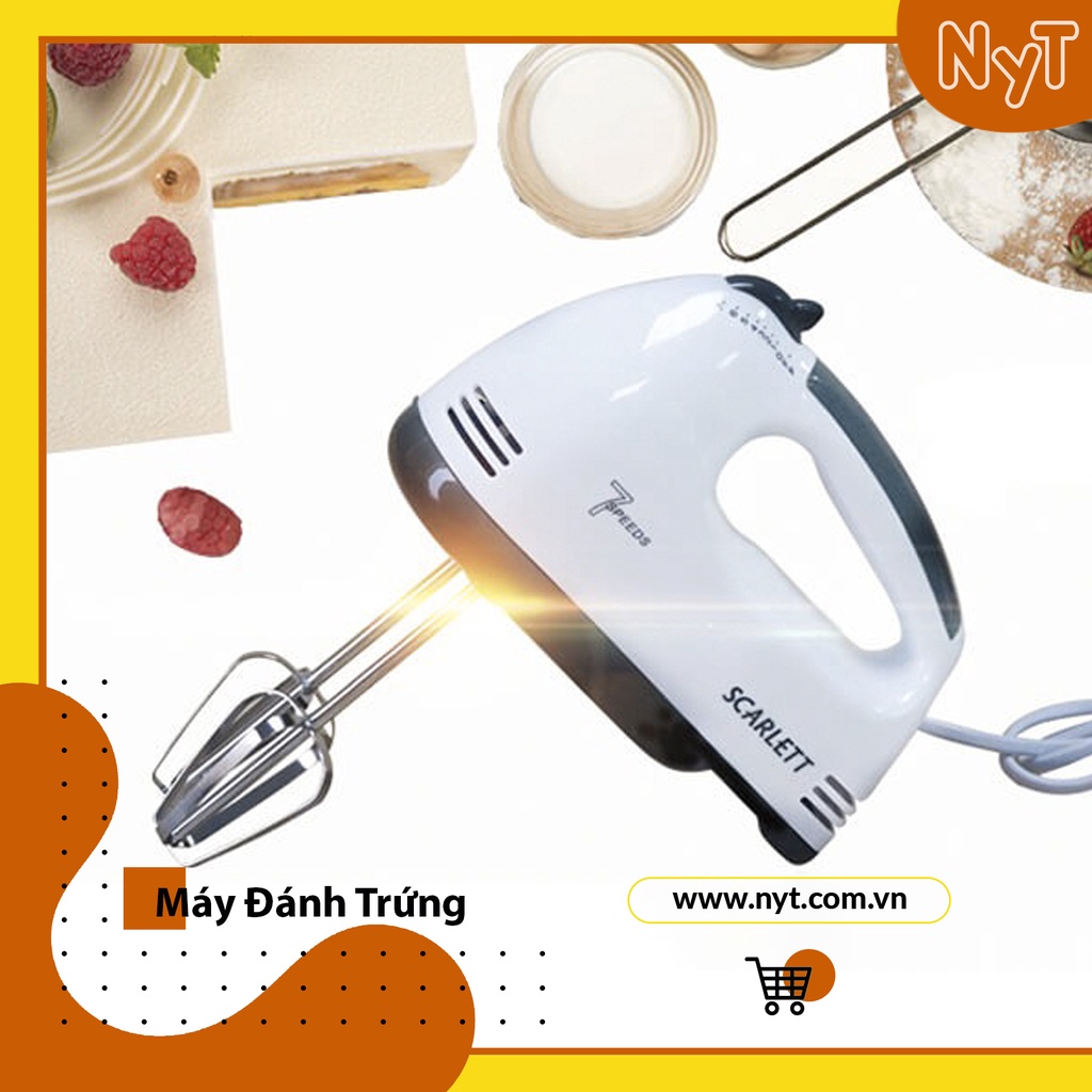 Máy Đánh Trứng Điện Cao Cấp Scarlett 260W - Hàng Chính Hãng